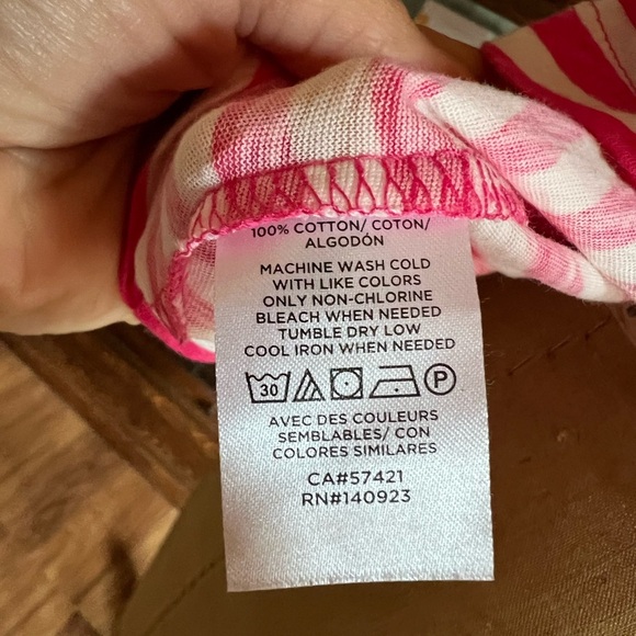 LOFT v neck striped tee - Picture 4 of 6